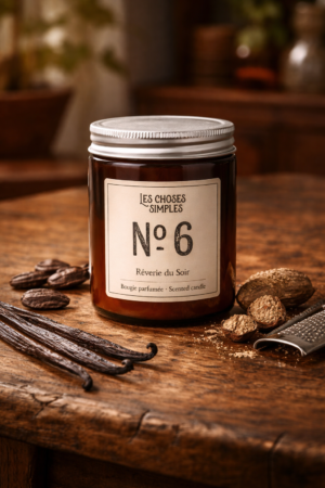 Candle Nr 6 Reverie du Soir  (Sort rav og lavendel)