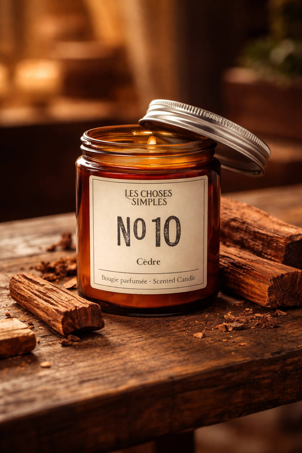 Candle Nr 10 Cédre (Cedertræ)