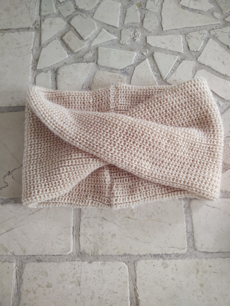 Halsedisse/pandebånd i Baby Alpaca - Billede 3
