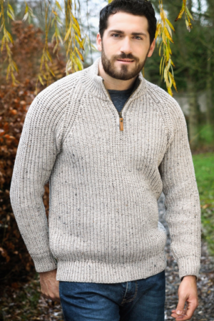 Fisherman sweater. Havregryn